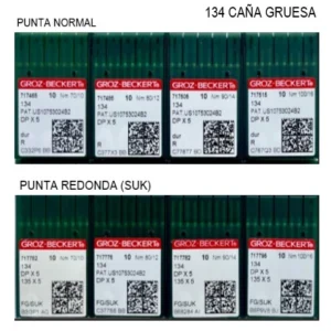AGUJAS 134 GROZ-BECKERT caña gruesa