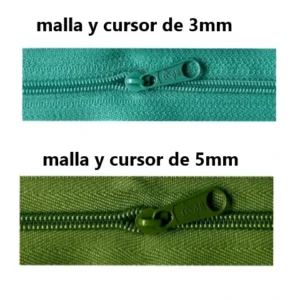 CREMALLERA CONTINUA NYLON DE COLORES A METRO