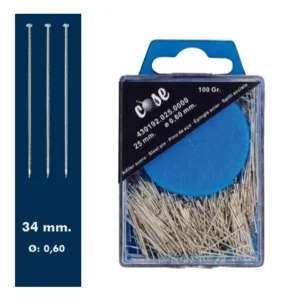 ALFILERES DE ACERO 100GR