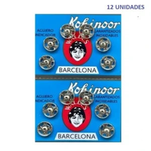 BORCHES DE PRESIÓN KOH-I-NOOR DE WALDES 12 unidades