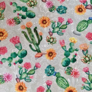 LONETA ESTAMPADA CACTUS
